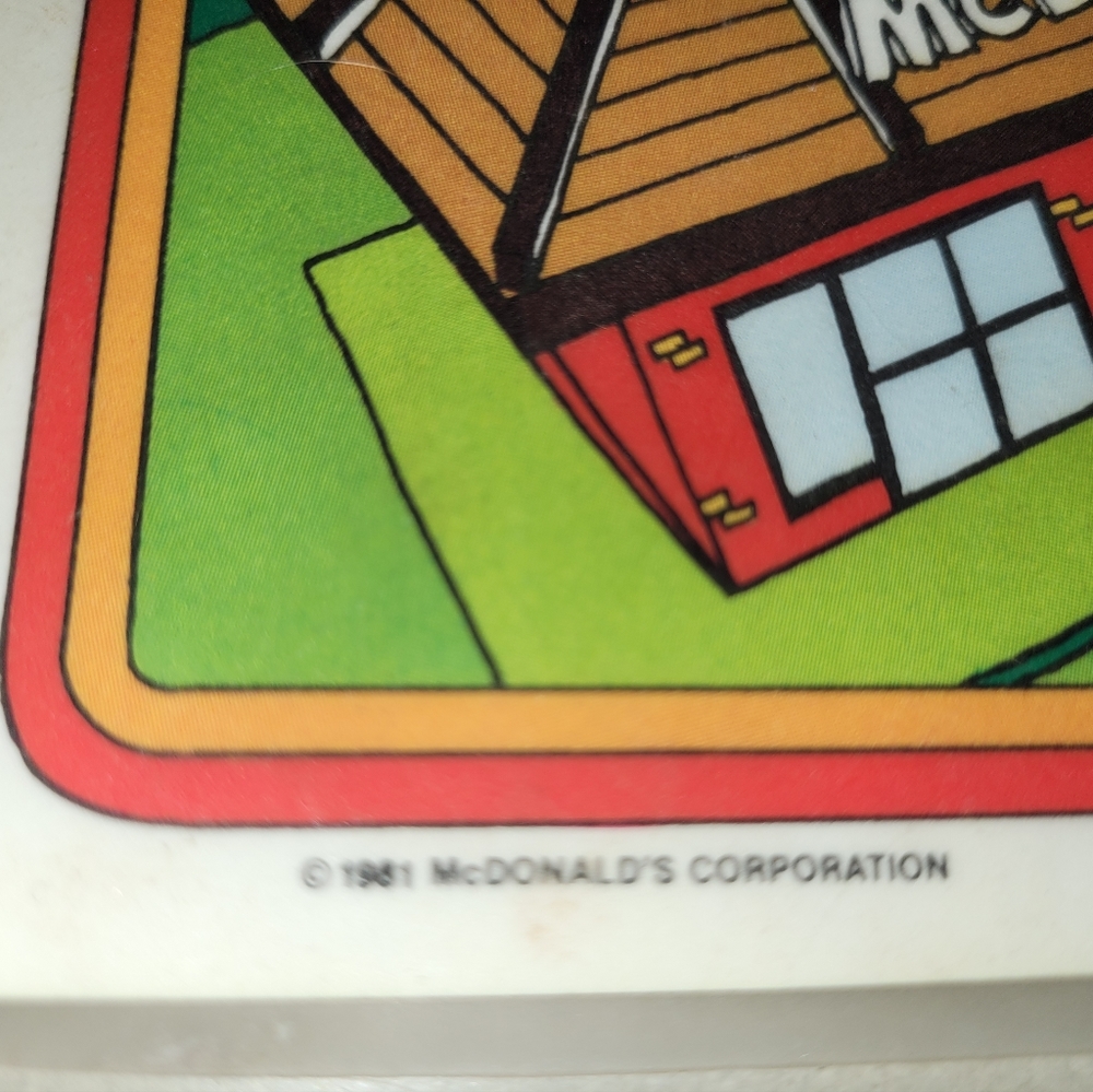 1981 McDonald's Placemat - Picture 2 of 5